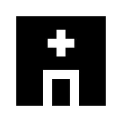 Obraz premium Hospital Flat Vector Icon