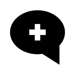 Medical Helpline Flat Vector Icon