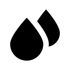 Fototapeta premium Drop Flat Vector Icon