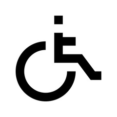 Handicap Flat Vector Icon