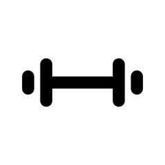 Dumbbell Flat Vector Icon