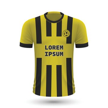 Realistic Soccer Shirt Borussia Dortmund