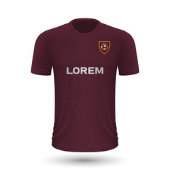 Realistic soccer shirt Torino