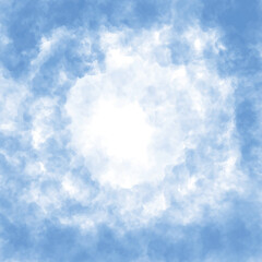 Blue sky clouds background