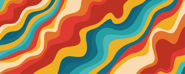 Abstract trendy liquid background design. Retro 80s and fluid pattern for copy space frame design and wallpaper