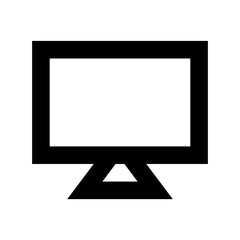 Monitor Flat Vector Icon