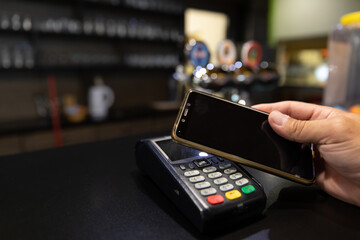 Payment by mobile phone.