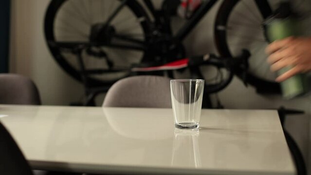 Energy drink preparation befor Workout, Before bike ride. 