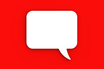 Empty message. Die for inserting text. Event notification template. Horizontal image. 3D image. 3D rendering.