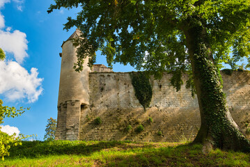 Fototapeta na wymiar Donjon de Vez im Oise in Frankreich