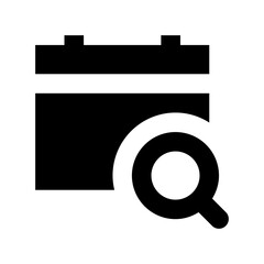 Search in Folder Flat Vector Icon