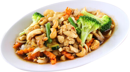 Chicken Cashew Nuts Cutout