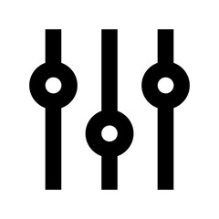 Equalizer Flat Vector Icon