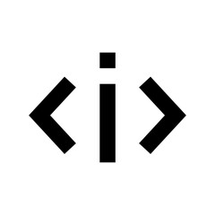 Html Coding Flat Vector Icon