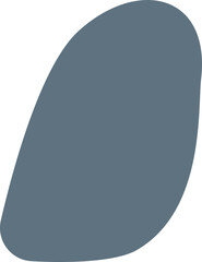 Abstract organic shape vector illustration. Minimalistic liquid form, organic stain or geometric spot for modern abstract design or trendy fashion pattern