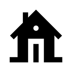 Bungalow Flat Vector Icon