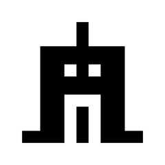 Obraz premium Skyline Flat Vector Icon