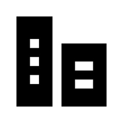 Residency Flats Flat Vector Icon