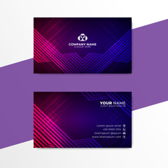 Fototapeta premium Stylish Business Card Design vector. Creative Business Card Template