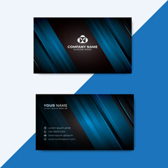 Naklejka premium Elegant Business Card Template. Creative Business Card vector