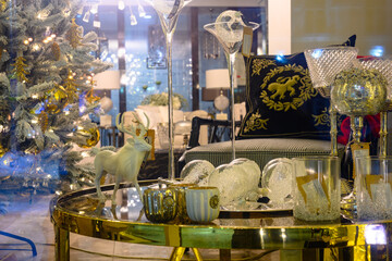 Christmas shop window.