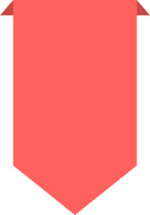 Blank label ribbon colorful vector illustration. Curved shapes color bookmarks, tags or labels with empty spaces for message