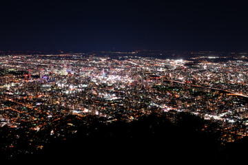 札幌の夜景
