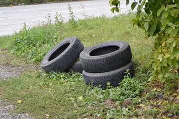 tires on the road