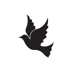 Dove Logo Template vector illustration