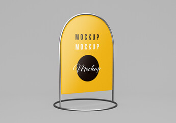 Rounded Street Board Mockup