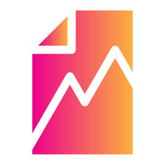 it's an icon with a red and orange gradient style glyph