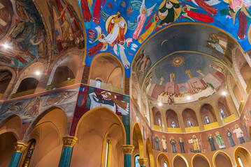 Cascia. The sanctuary of Santa Rita - obrazy, fototapety, plakaty
