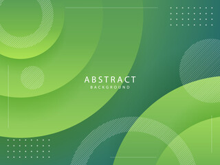 modern green gradient abstract background with futuristic transparent lines