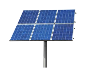 Solar energy panel isolated on transparent background, PNG. © vencav