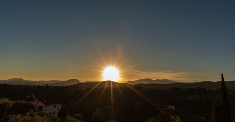 Spectacular photographs of sunsets in Molise, Italy