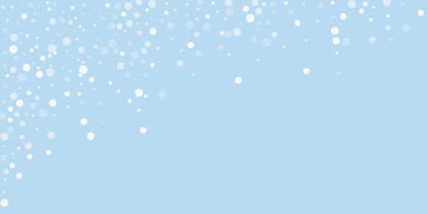 Magic falling snow christmas background. Subtle