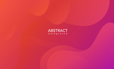 abstract background with waves, Red background