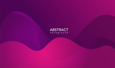 Abstract Purple background with waves, abstract background with ribbon, Banner