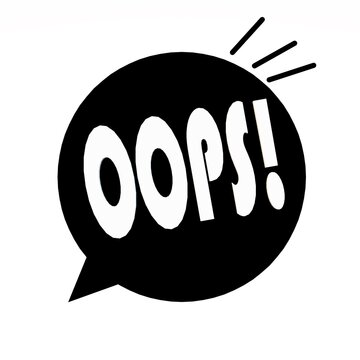 oops, oops logo, error icon, error 404	