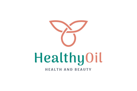 Beauty serum oil logo