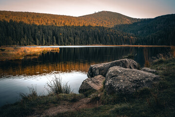 Kleiner Arbersee im Arberland Bayerischer Wald