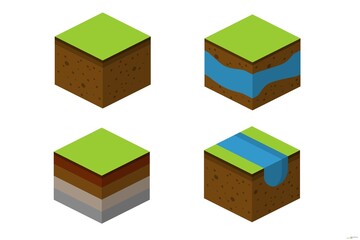 set of boxes
