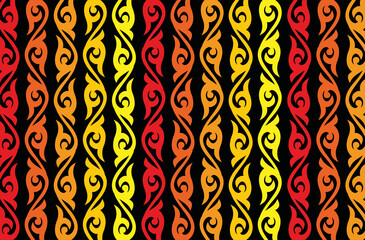 The development of the Kerawang Flat Batik motif from Aceh, Indonesia