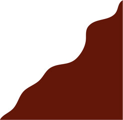 Abstract Blob Corner Border