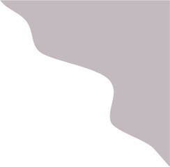 Abstract Blob Corner Border