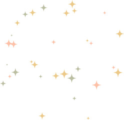 Star sparkle Colourful element.