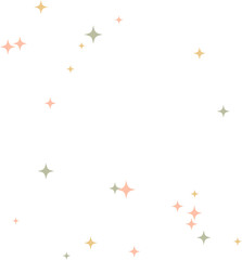 Star sparkle Colourful element.