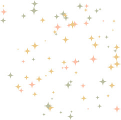 Star sparkle Colourful element.