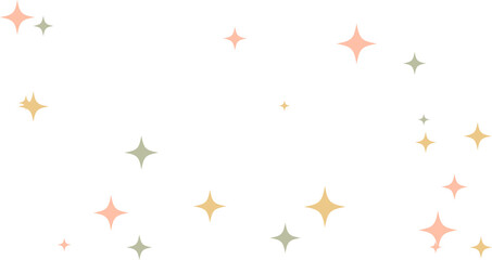 Star sparkle Colourful element.