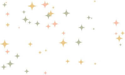 Star sparkle Colourful element.